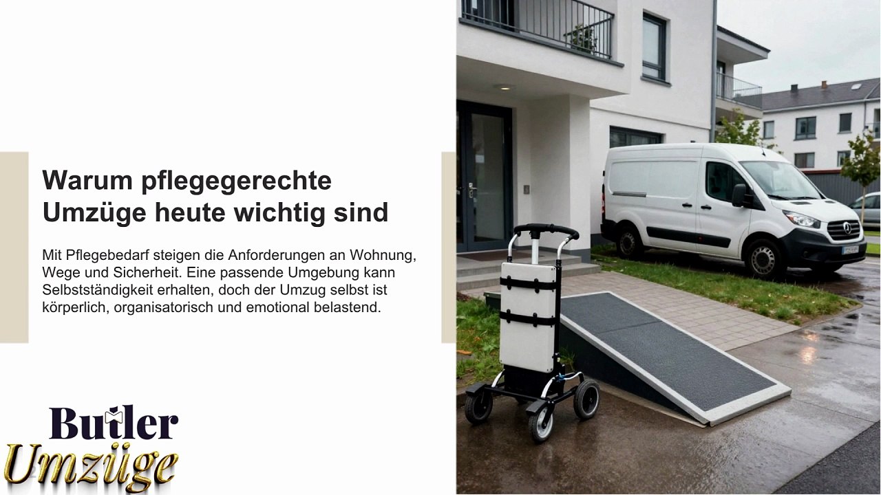 Pflegegerechter Umzug mit Unterstützung der BKK & Butler Umzüge GmbH