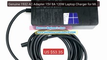 Genuine 1932 AC Adapter 15V 8A 120W Laptop Charger for Micros... -- Amazing Value 2026 | Must Have!