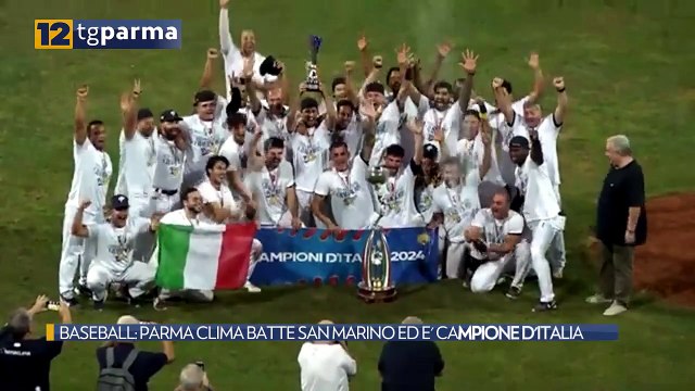 BASEBALL: PARMA CLIMA BATTE SAN MARINO ED E' CAMPIONE D'ITALIA | BASEBALL: PARMA CLIMA BATTE SAN MARINO ED E' CAMPIONE D'ITALIA