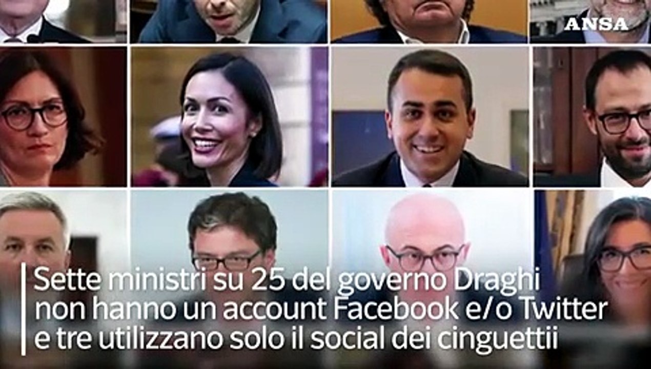 Governo Draghi e social