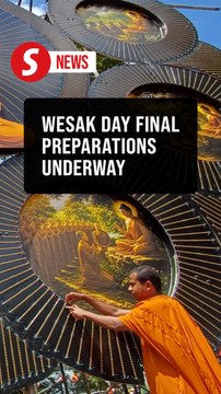 Final Wesak Day preparations underway in Brickfields