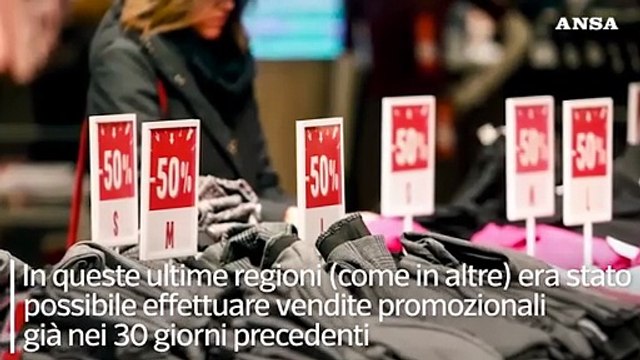 Al via i saldi invernali