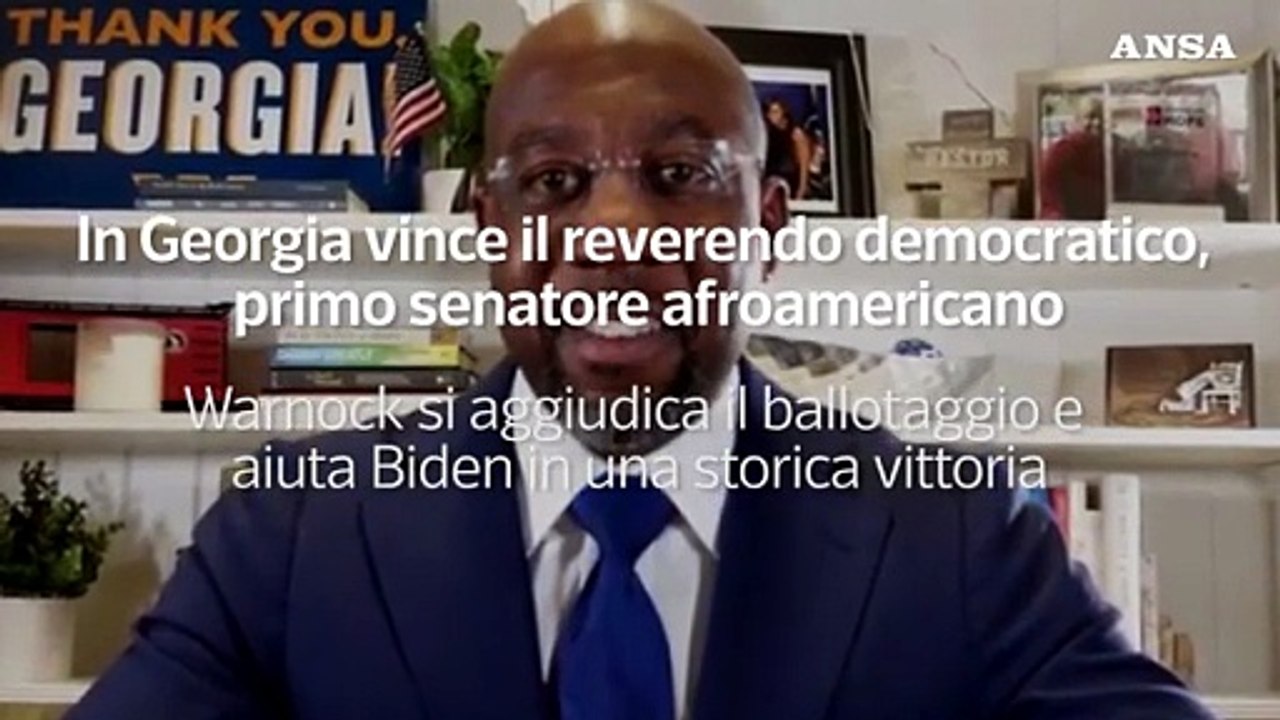 In Georgia vince il reverendo democratico, primo senatore afroamericano dello Stato Usa