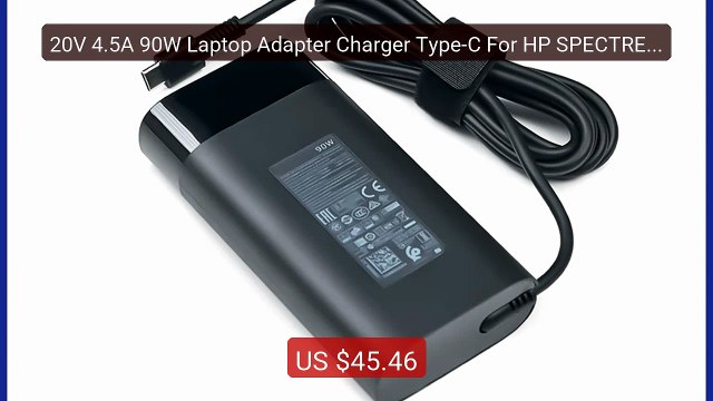 20V 4.5A 90W Laptop Adapter Charger Type-C For HP SPECTRE X360 15 ... Best Deal 2026 | Shop Now!