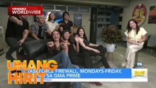 Task Force Firewall cast, sumabak sa UH Quiz Bee at nagbigay ng set tour | Unang Hirit