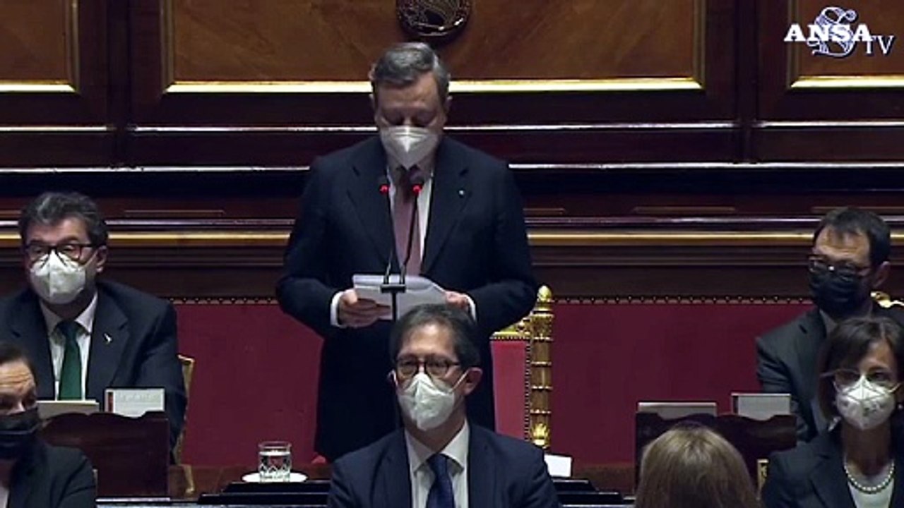 Draghi: "Questo governo non e' il fallimento della politica"