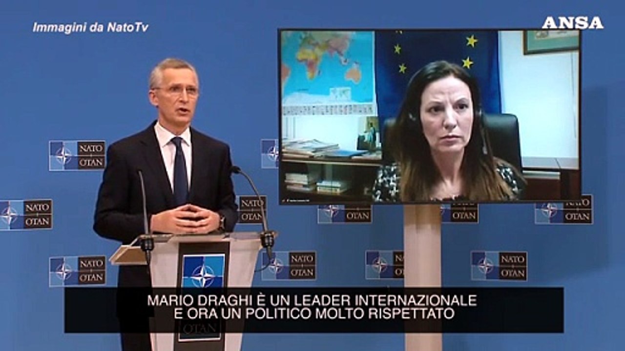 Stoltenberg (Nato): "Non vedo l'ora di lavorare con Draghi"