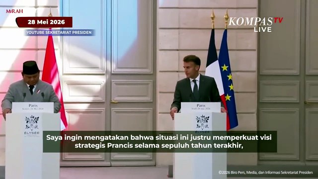 Saat Macron Puji Keberanian Presiden Prabowo soal Sikap Tegas Dukung Palestina