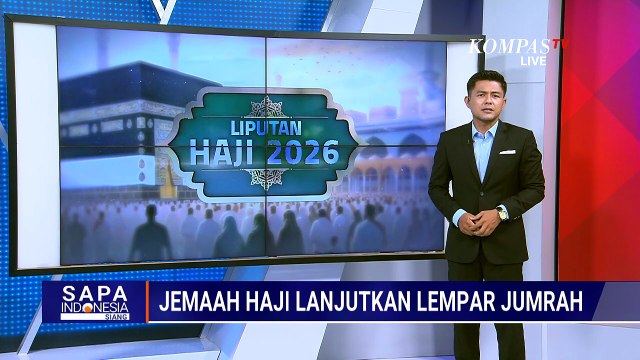Suasana Jamarat Mulai Lengang, Begini Suasana Jemaah Haji Indonesia Lempar Jumrah | SAPA SIANG