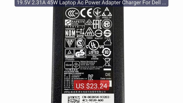 19.5V 2.31A 45W Laptop Ac Power Adapter Charger For Dell Xps ... Amazing Value 2026 | Must Have!