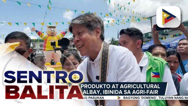 Pangamba ng mga magsasaka sa harap ng tensyon sa Senado, pinawi ni Sen. Pangilinan; Agri-Fiesta 2026 ng Albay, nagbukas na | ulat ni Dianna Mendez - Radyo Pilipinas - Albay
