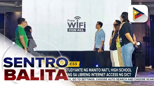 Karagdagang higit 100 free wifi-sites, inilunsad sa Bicol Region; higit 2K na estudyante sa isang malayong paaralan sa Albay, kabilang sa makikinabang | ulat ni Garry Carillo - Radyo Pilipinas -Albay