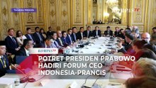 Potret Prabowo & Macron Hadiri Forum CEO Indonesia-Prancis