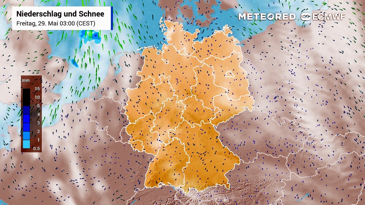 Der Wetterumschwung ist in vollem Gang: Es kommt zu schweren Gewittern und Unwettern