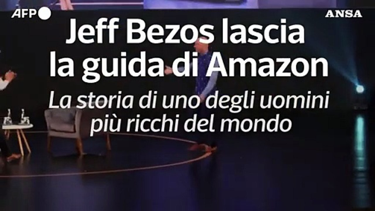Jeff Bezos lascia la guida di Amazon