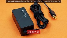Laptop Power Adapter for Lenovo 20V 2.25A 45W Square Tip -- Amazing Value 2026 | Must Have!