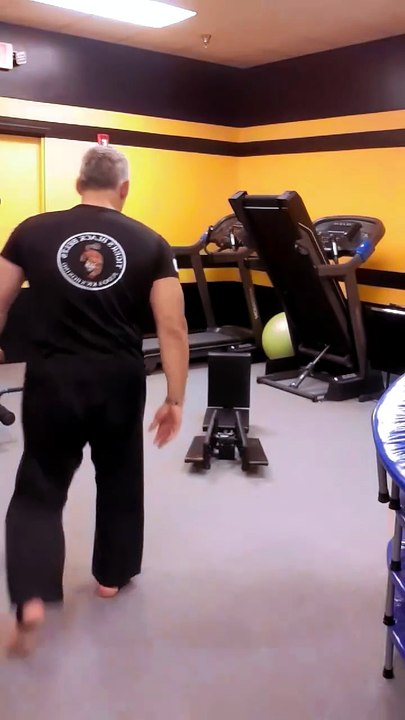Working The Stretching Machine