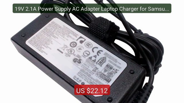 19V 2.1A Power Supply AC Adapter Laptop Charger for Samsung... Top Pick 2026 | Unbeatable Price!