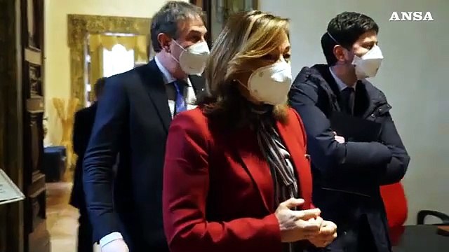 Umbria, il ministro Speranza in visita: Zone rosse necessarie per tornare alla normalita'