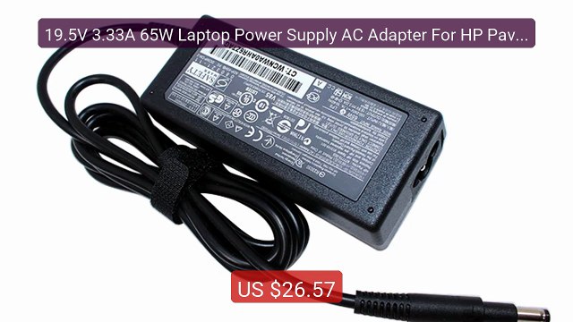 19.5V 3.33A 65W Laptop Power Supply AC Adapter For HP Pavilion... Best Buy 2026 | Great Quality!