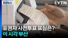 '격전지' 유권자 사전투표 표심은?...이 시각 부산 / YTN