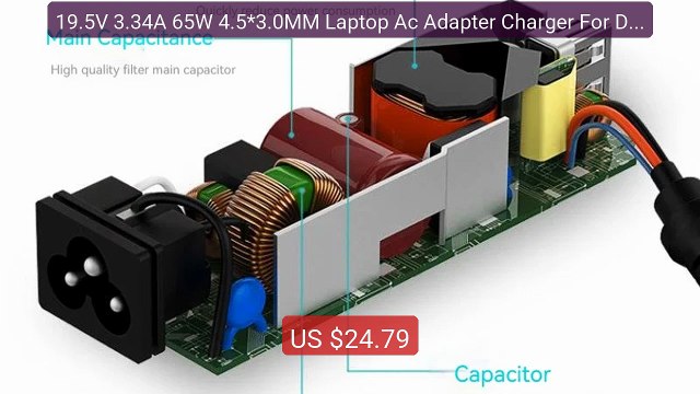 19.5V 3.34A 65W 4.5*3.0MM Laptop Ac Adapter Charger For Dell Inspir... Top Rated 2026 | Buy Now!