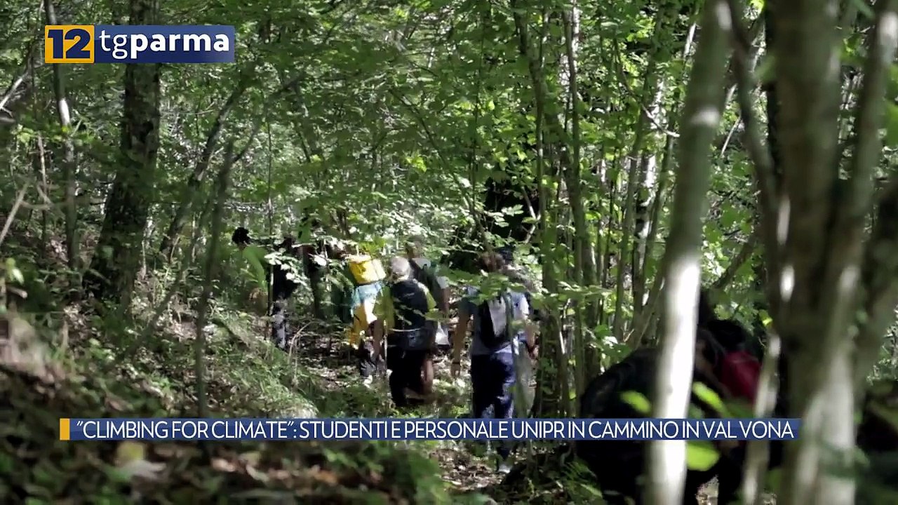 "CLIMBING FOR CLIMATE": STUDENTI E PERSONALE UNIPR IN CAMMINO IN VAL VONA | "CLIMBING FOR CLIMATE": STUDENTI E PERSONALE UNIPR IN CAMMINO IN VAL VONA
