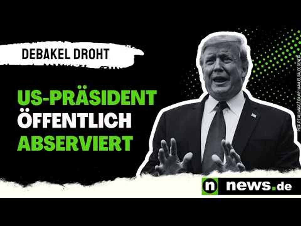 Donald Trump: US-Präsident öffentlich abserviert - jetzt droht ihm ein Debakel