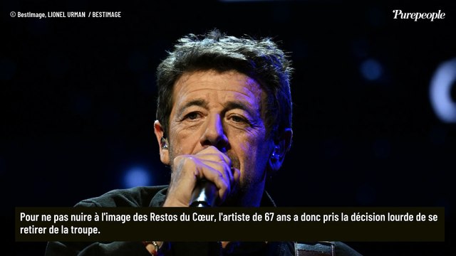Patrick Bruel met un terme à sa collaboration avec Les Enfoirés pour ne pas mettre dans l'embarras l’association
