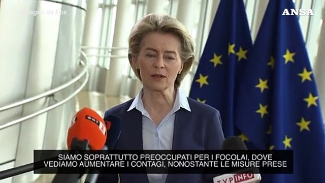 Covid, von der Leyen: Entro marzo 4 milioni di dosi Pfizer-Biontech in piu'