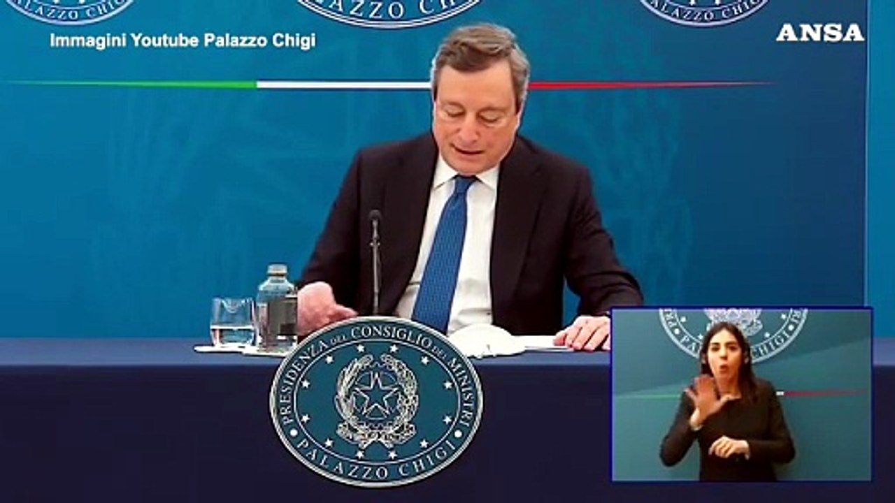 Draghi: "Per Biden l'Unione europea e' il solo fondamentale alleato"