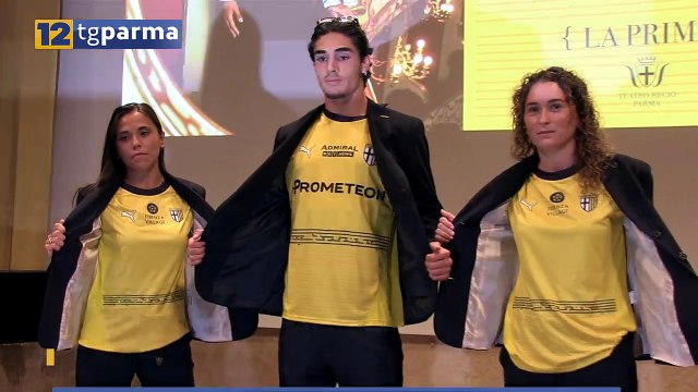 PARMA CALCIO, PRESENTATA AL REGIO LA TERZA MAGLIA: GIALLA CON UN OMAGGIO A VERDI | PARMA CALCIO, PRESENTATA AL REGIO LA TERZA MAGLIA: GIALLA CON UN OMAGGIO A VERDI