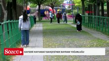 Kayseri Hayvanat Bahçesi'nde bayram yoğunluğu; bir günde 20 bin ziyaretçi