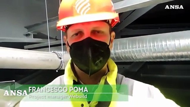 Genova, nella pancia dell'ipertecnologico ponte San Giorgio
