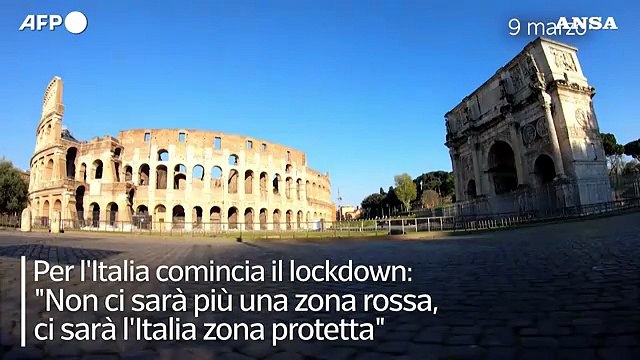 Un anno fa il primo lockdown