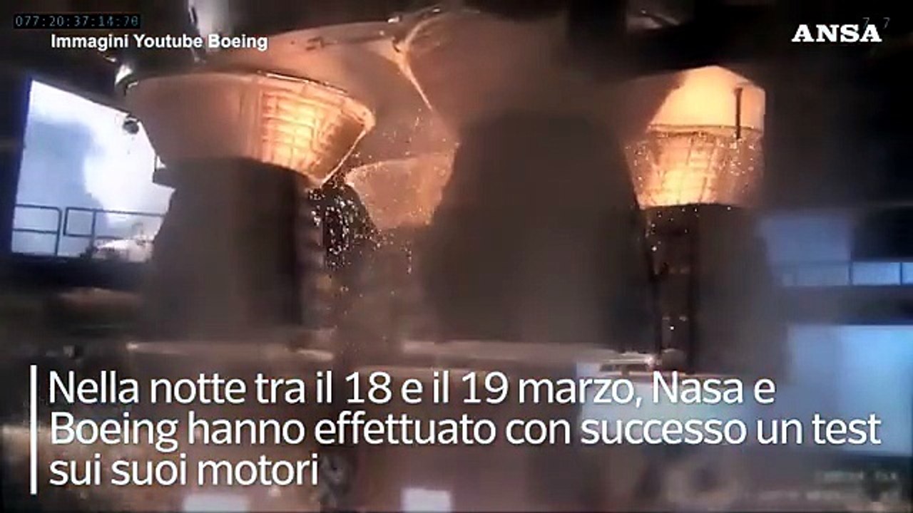 Nasa, lo spettacolare test sui motori del razzo piu' potente del mondo