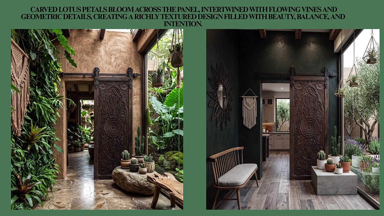The Door That Stops You with its Carvings