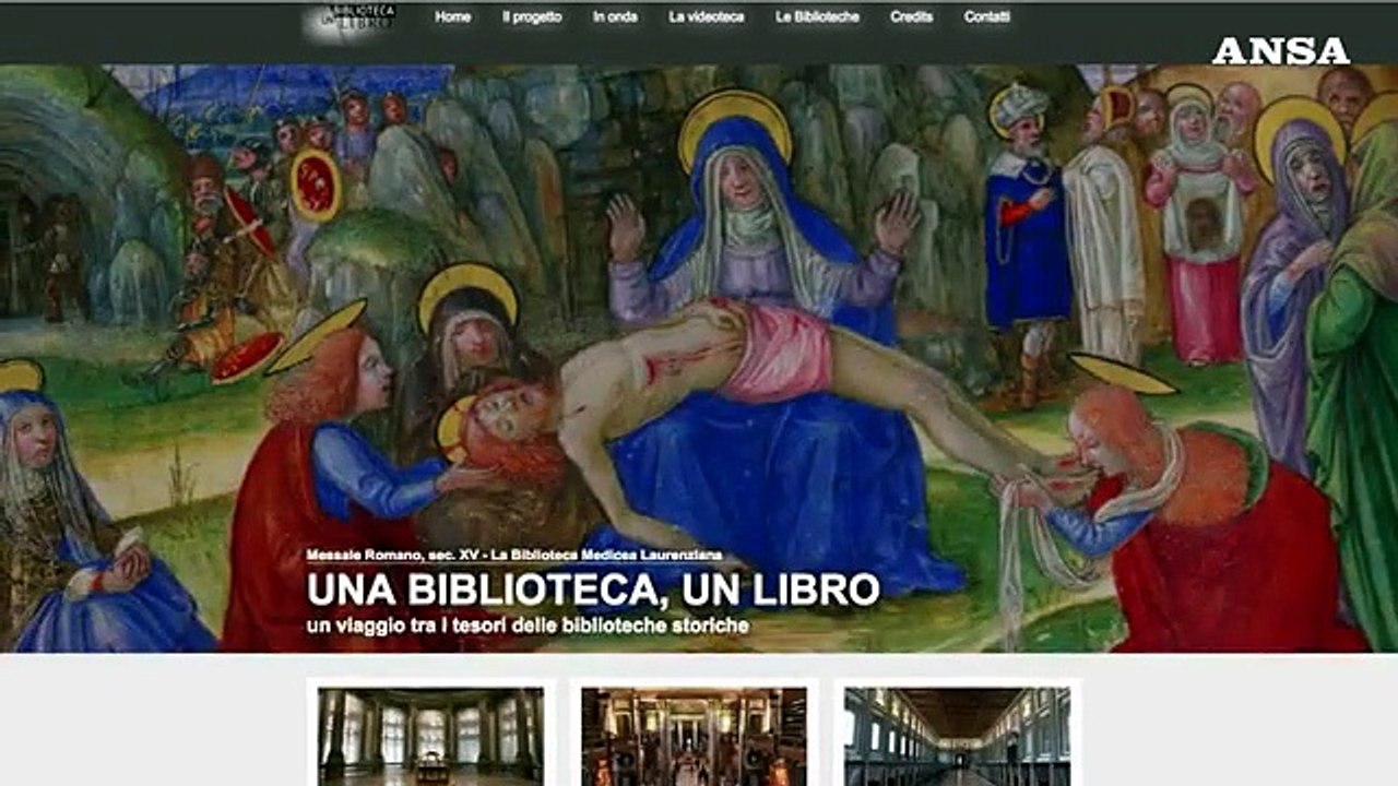 Torna sul web la serie di documentari "Una biblioteca, un libro"