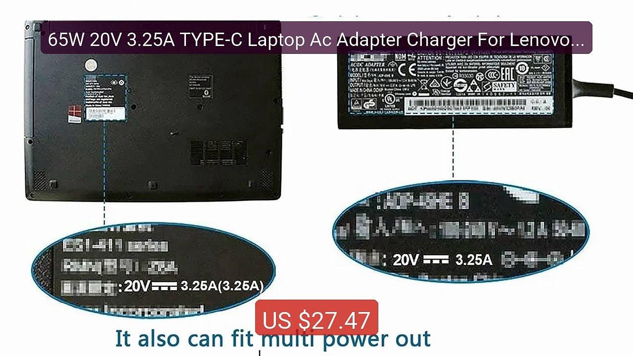 65W 20V 3.25A TYPE-C Laptop Ac Adapter Charger For Lenovo I... -- Top Pick 2026 | Unbeatable Price!