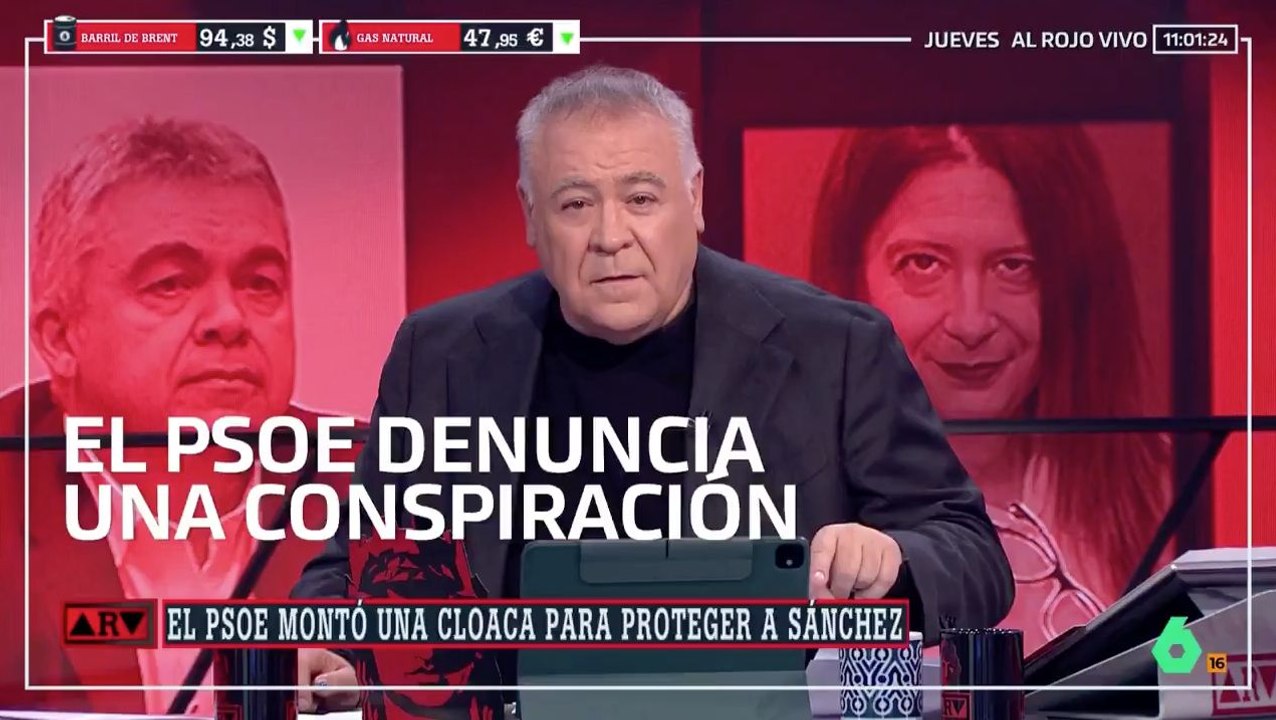 Ferreras ya no soporta el hedor de la cloaca del PSOE y sopapea a Sánchez con cinco ganchos descomunales