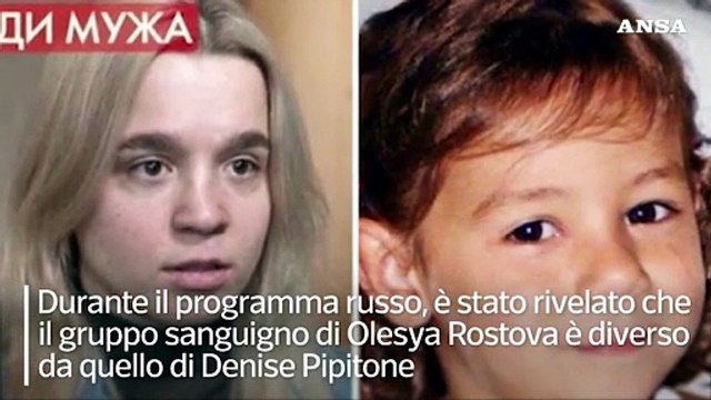 Gruppi sanguigni diversi: Olesya non e' Denise Pipitone