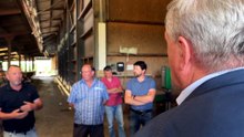 Saint-Marcellin-en-Forez : le nouveau préfet de la Loire à la rencontre du monde agricole