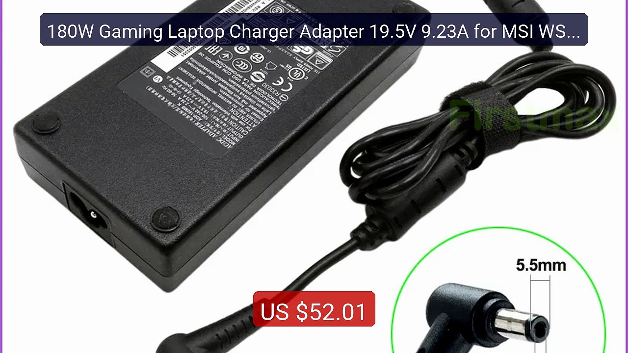 180W Gaming Laptop Charger Adapter 19.5V 9.23A for MSI WS60 2O... -- Hot Deal 2026 | Limited Offer!