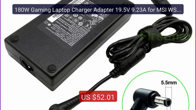 180W Gaming Laptop Charger Adapter 19.5V 9.23A for MSI WS60 2O... Hot Deal 2026 | Limited Offer!