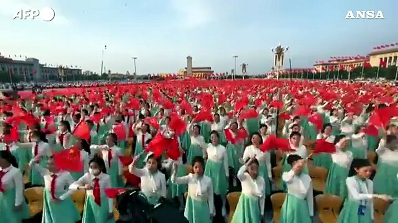 Pechino, cerimonia imponente per i 100 anni del Partito comunista
