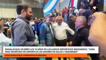 Passalacqua celebró los 10 años de los Juegos Deportivos Misioneros