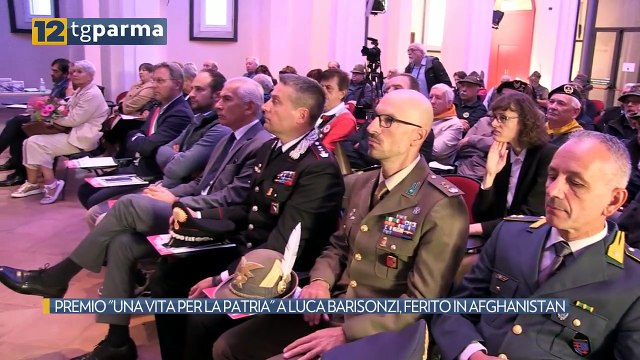 PREMIO UNA VITA PER LA PATRIA A LUCA BARISONZI, FERITO IN AFGHANISTAN | PREMIO UNA VITA PER LA PATRIA A LUCA BARISONZI, FERITO IN AFGHANISTAN