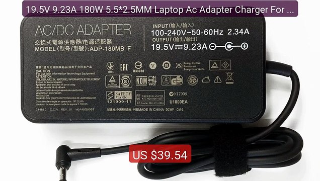 19.5V 9.23A 180W 5.5*2.5MM Laptop Ac Adapter Charger For Asus ... Best Buy 2026 | Great Quality!