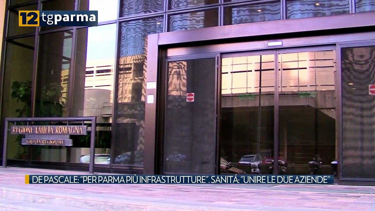 DE PASCALE: "PER PARMA PIÙ INFRASTRUTTURE". SANITÁ: "UNIRE LE DUE AZIENDE" | DE PASCALE: "PER PARMA PIÙ INFRASTRUTTURE". SANITÁ: "UNIRE LE DUE AZIENDE"