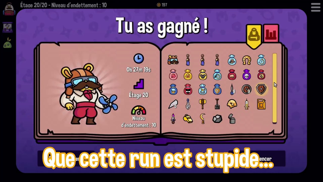 Dungeon Clawler - Run Stupide avec Capitaine Garenne et les Harpons
